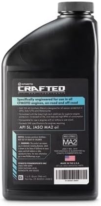 2 QUART PACK ATV & UTV 5W40 CF-MOTO SYNTHETIC BLEND CF-852021-00809 UFORCE U10 ZFORCE IBEX PAPIO