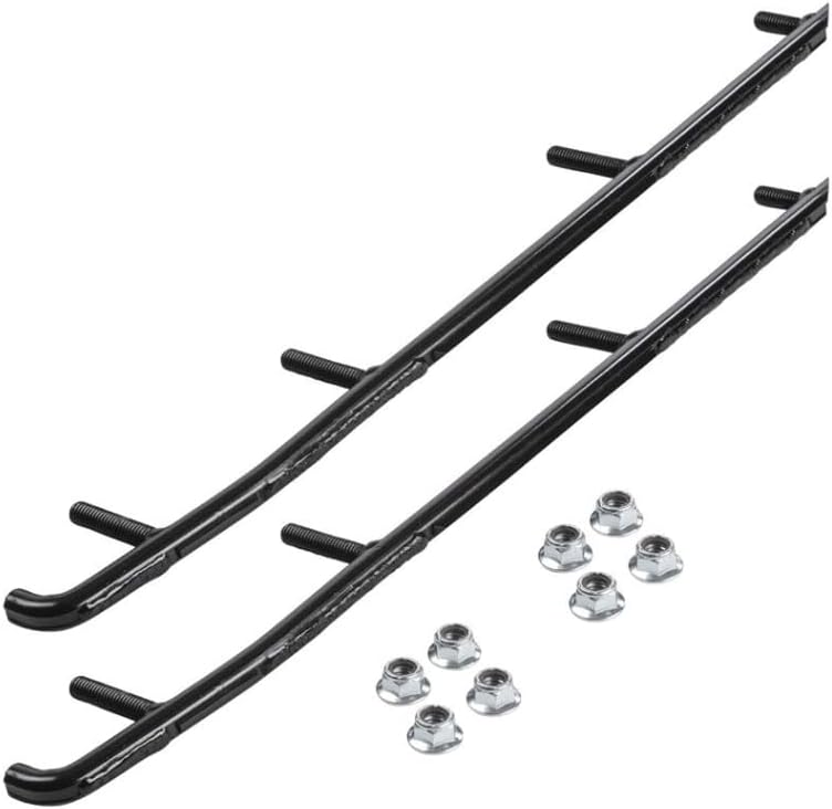 8" Carbide Wearbar Pair For Arctic Cat's ZR Style & Parabolic Skis 0639-378