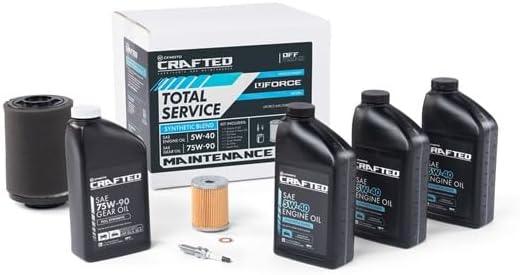 CF-MOTO UFORCE 600 4 QUART FULL MAINTENANCE KIT (3) 5W-40 MOTOR OIL (1) 75W-90 GEAR OIL 2022-2026 U6 (CF-852022-00003)