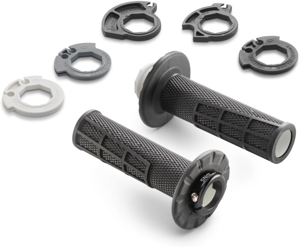Genuine KTM, Husqvarna, GASGAS Black Lock-on Grip Set, A46002921500C1