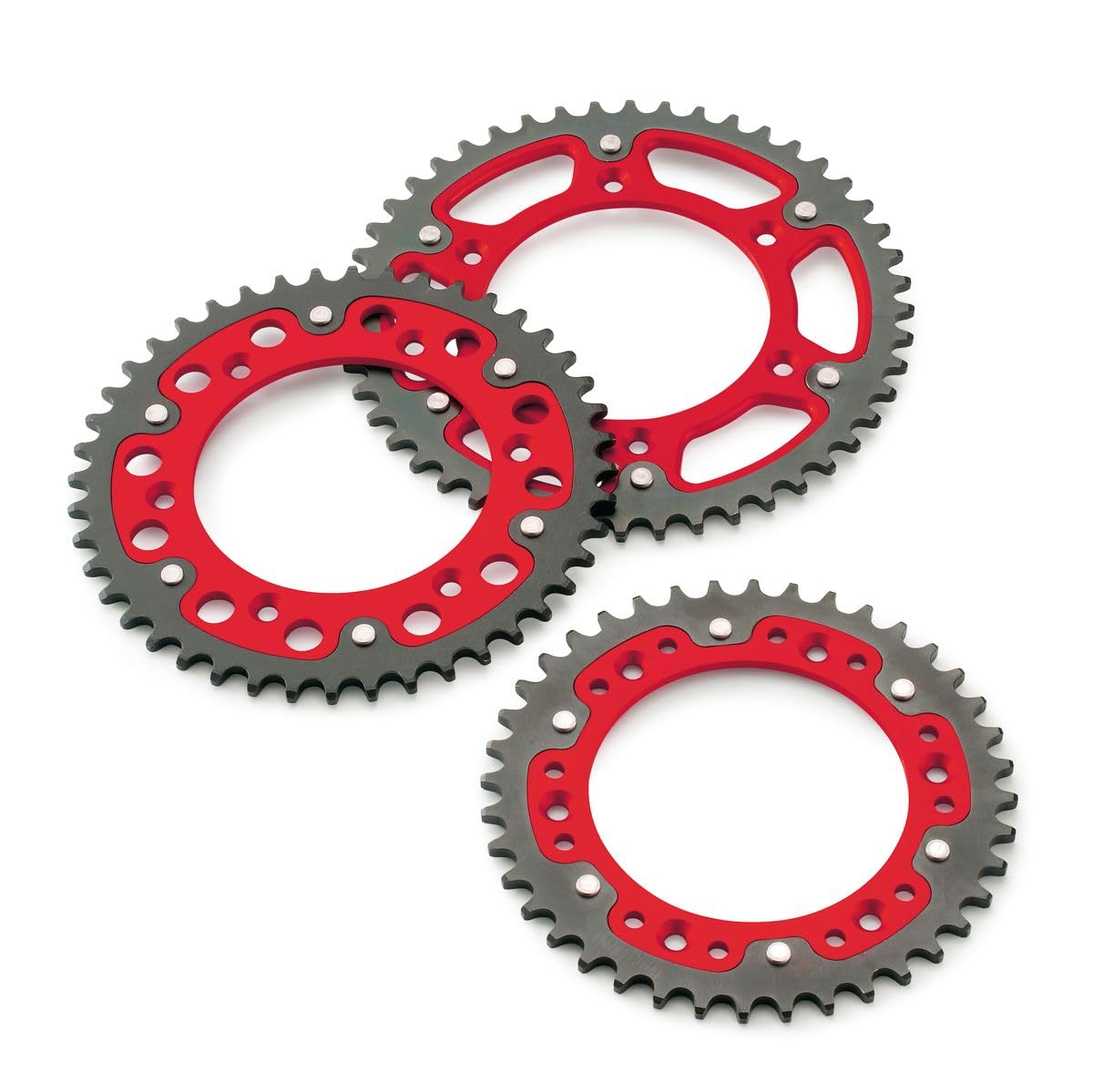 GASGAS Supersprox Stealth Rear Sprocket Black/Red (1, 48 Teeth)