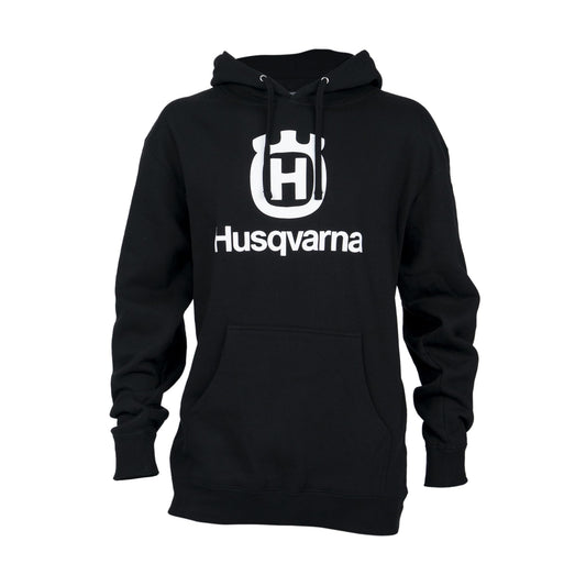 Husqvarna Motorcycles Men's Stacked Logo Hoodie, Black