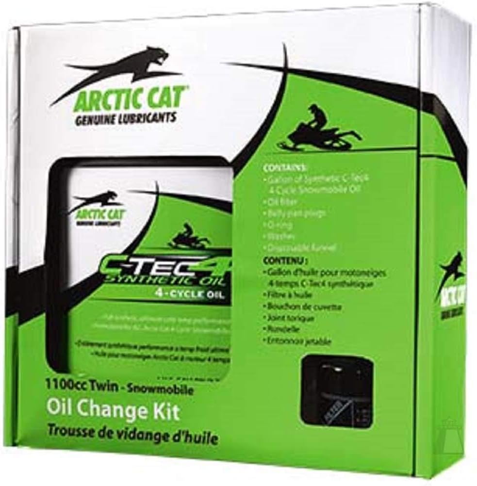 Arctic Cat 4 Stroke 1100cc Snowmobile Oil Change Kit OEM 6639-528