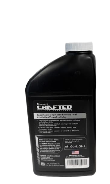 CF-Moto Four Quart 75W-90 Gear Oil Change KIT with 12 MM Crush Washer