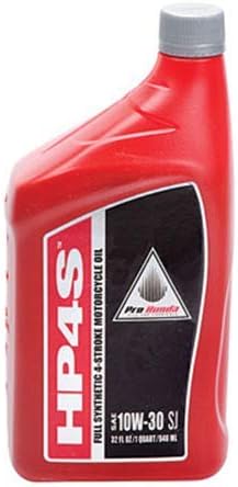 New Genuine Honda HP4S 10w30 Synthetic ATV / UTV / Motorcycle / PWC 4-Stroke Engine Oil - 1 Case (12 Quarts)