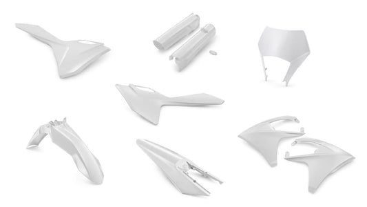 GasGas Plastic Parts Kit (EC/EW/ES) (250-500) (2024+) (white) - 00010000399K