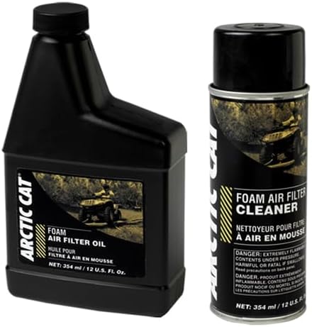 Set of Foam Filter Oil & Cleaner For Arctic Cat ATV Prowler Wildcat