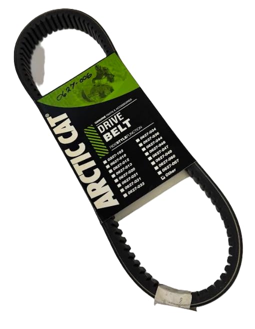 Drive Belt for Arctic Cat Snowmobile - 1981-1992 El Tigre, Jag, Wildcat NOS 0627-006 43.625" x 1.375" NOS