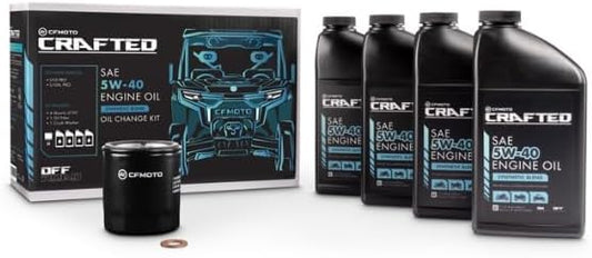 CFMOTO UTV 5W-40 OIL CHANGE KIT U10 PRO HIGHLAND UT10 XL PRO HIGHLAND U10 XL PRO U10 PRO CF-852021-00818