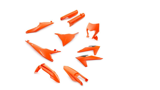 KTM Plastic Parts Kit (XCW/EXC) (150-500) (2024+) (white) - 00010000386K