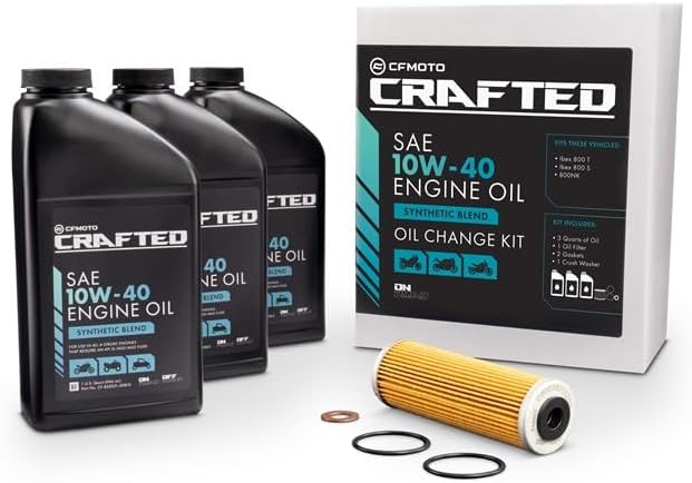 CF-MOTO 10W40 OIL CHANGE KIT FOR CFMOTO IBEX 800 AND 800NK CF-852021-00815 (SEE FITMENT)