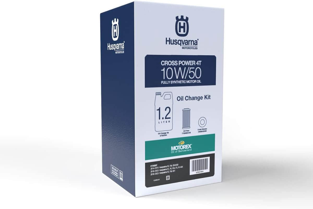 Husqvarna Motorcycles/Motorex Oil Change Kit 10W/50 (1.2L) U7021041 - Pack Options