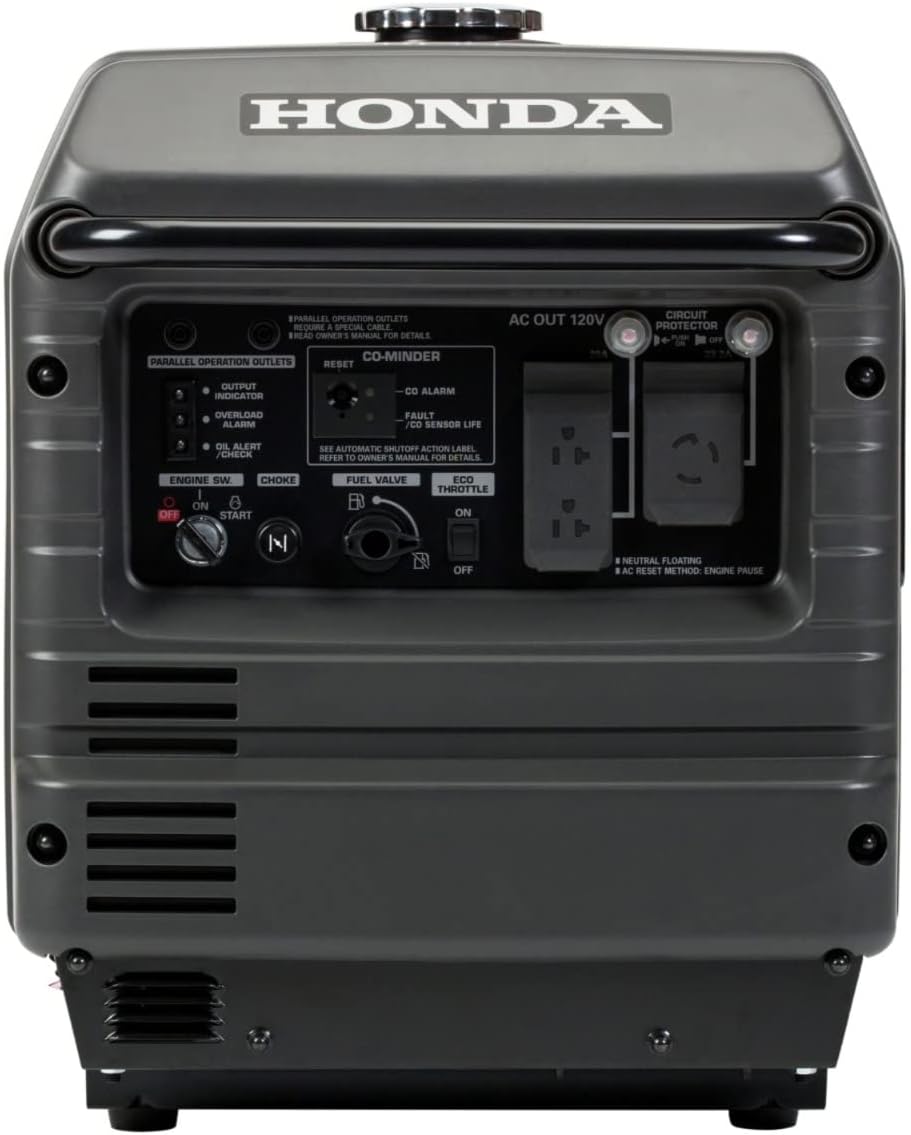 Honda EU3000IS1AN 3000-Watt 120-Volt Inverter Generator with CO-MINDER - 49-State 664270