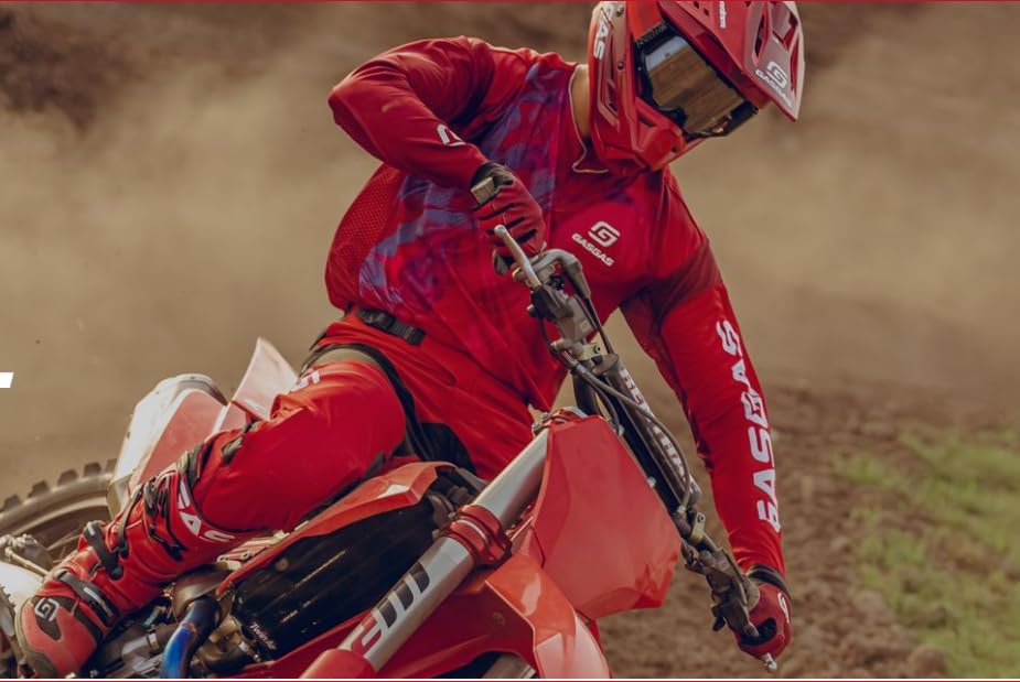 GASGAS Tech T Motocross Boots Black Bright Red White Size 11