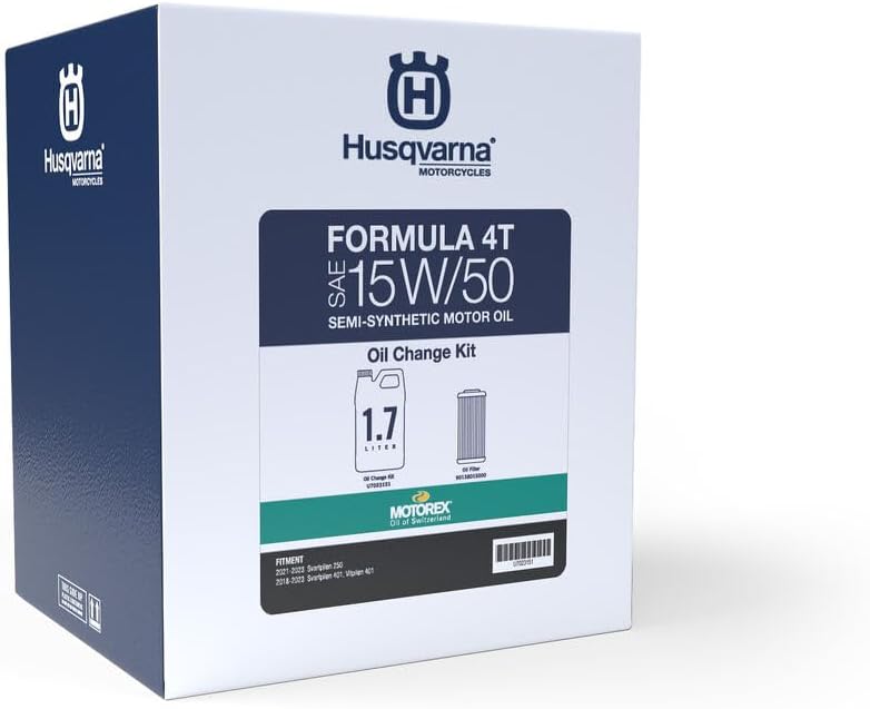 Husqvarna Motorcycles/Motorex Oil Change Kit 15W/50 (1.7L) - U7023151