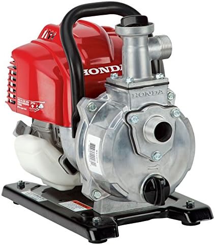 Honda Power Equipment WX10 52 PSI 4-Stroke Commercial Engine Gasoline Powered Water Pump with Hose Adapter, Suction Hose, Clamps, and Strainer