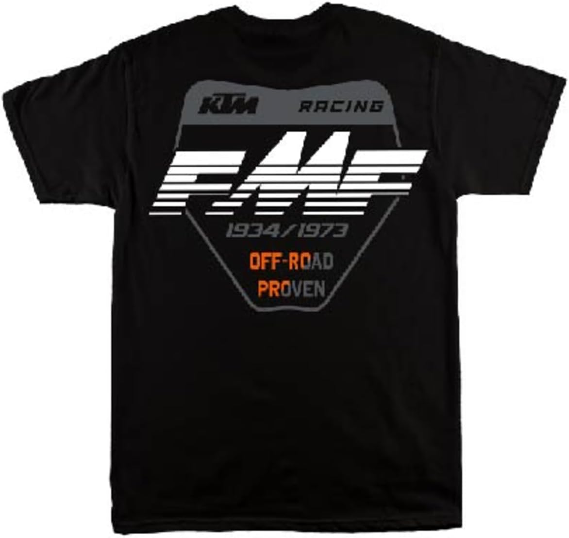 KTM Men's FMF Plated Graphic T-Shirt, Natural, Black & Charcoal, S-XXL