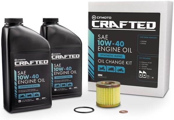 CF-MOTO 10W40 OIL CHANGE KIT FOR CFMOTO 2022-2025 300NK 300SS CF-852021-00812 (SEE FITMENT)