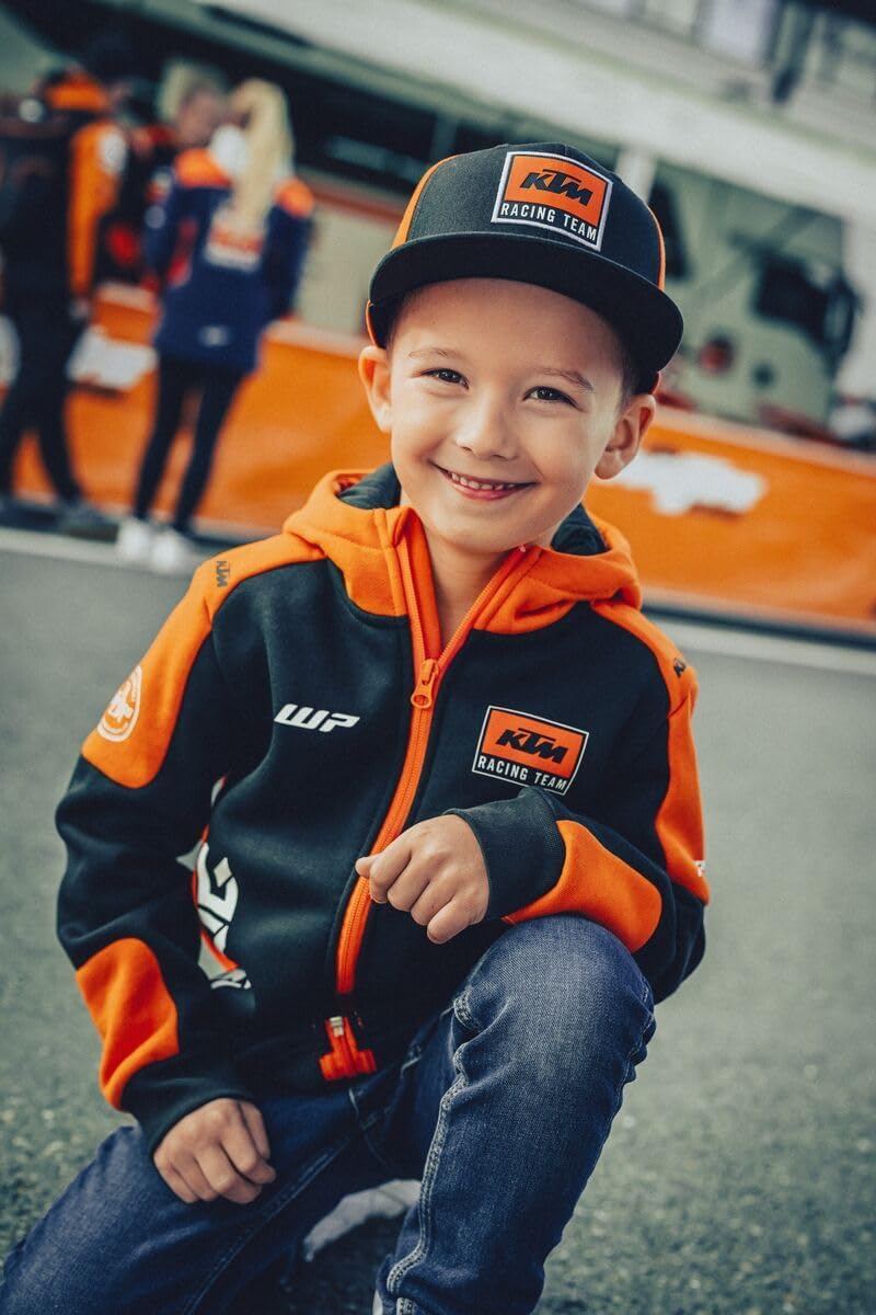 KTM Kids Team Flat Cap with Snapback Orange & Black 100% Cotton 3PW240002700