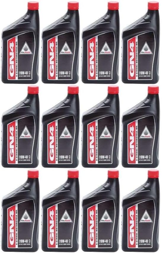 Honda GN4 10w40 ATV / UTV / Motorcycle 4-Stroke Engine Oil - 1 Case (12 Quarts)