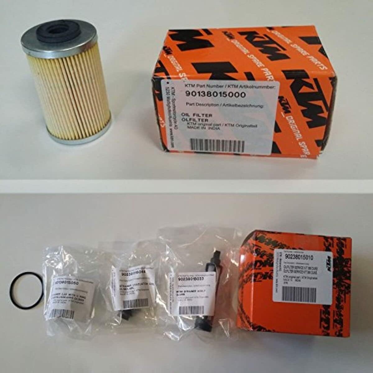 NEW KTM OIL FILTER SERVICE KIT 2014-2021 RC 390 DUKE 90238015010