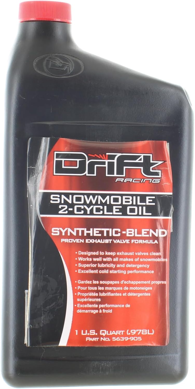 Arctic Cat OEM Drift 2 Stroke Semi-Synthetic Snowmobile Oil Quart 5639-905