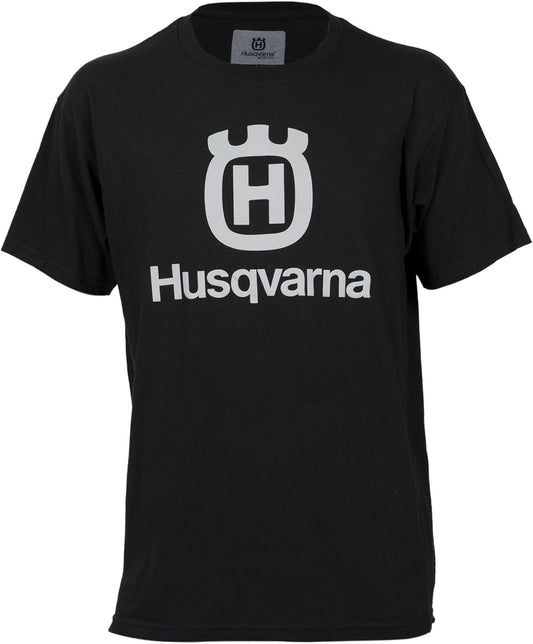 Husqvarna Motorcycles Stacked Logo Tee, Black