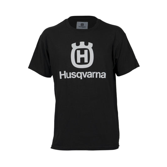Husqvarna Motorcycles Stacked Logo Tee, Black