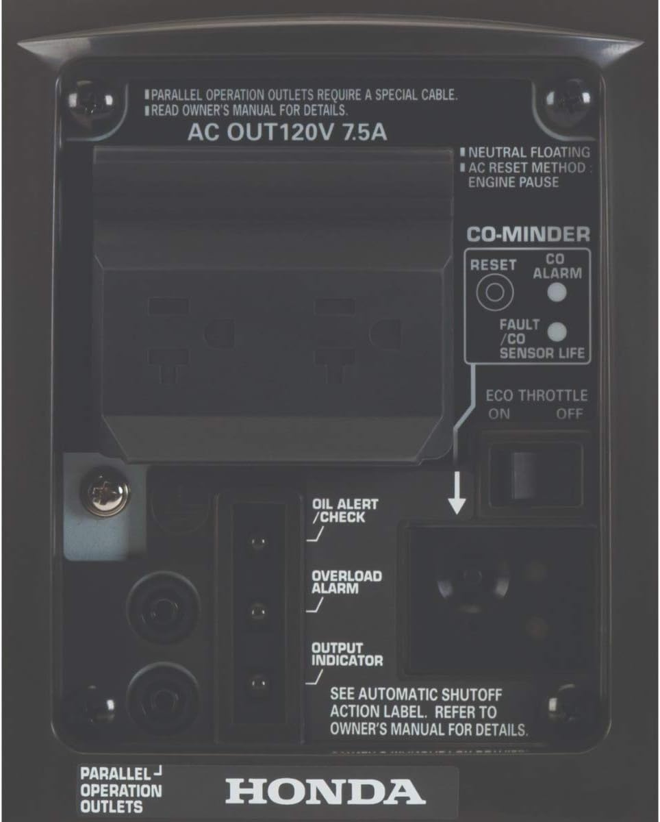 Honda 663510 EU1000i 1000 Watt Portable Inverter Generator with Co-Minder