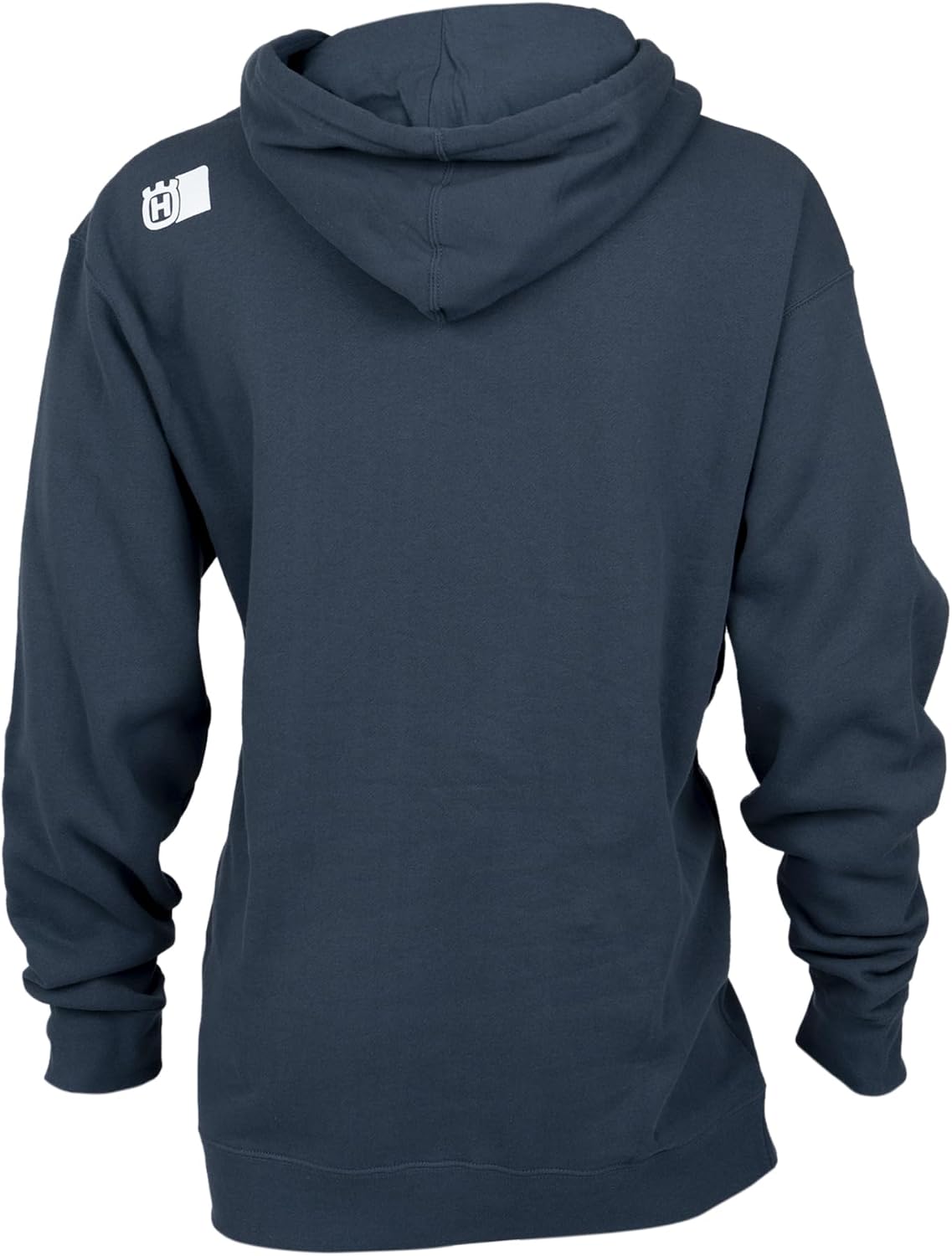 Husqvarna Motorcycles Men's Stacked Logo Hoodie, Storm Blue