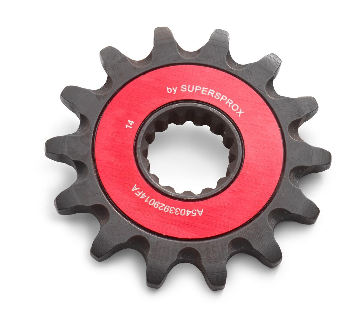 GasGas Motorcycle Front Sprocket (Black & RED, 5/8, Inches, 14)