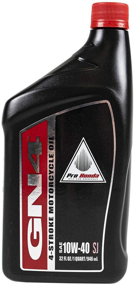 Honda GN4 10w40 ATV / UTV / Motorcycle 4-Stroke Engine Oil - 1 Case (12 Quarts)