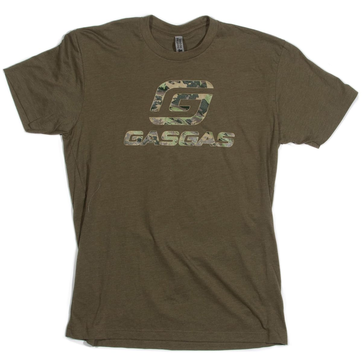 Camo Fill Logo Graphic T-Shirt, Green, Grey Heather & Black, S-XXL