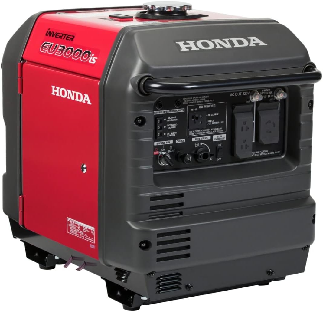 Honda EU3000IS1AN 3000-Watt 120-Volt Inverter Generator with CO-MINDER - 49-State 664270