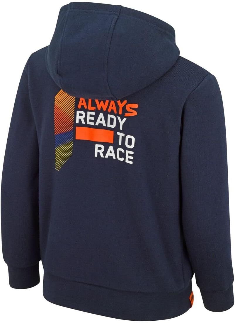 KTM KIDS RACING ZIP HOODIE NAVY