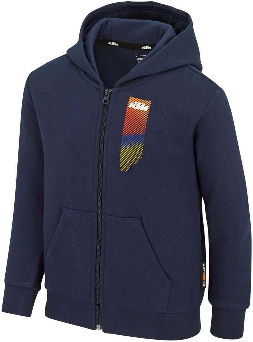 KTM KIDS RACING ZIP HOODIE NAVY