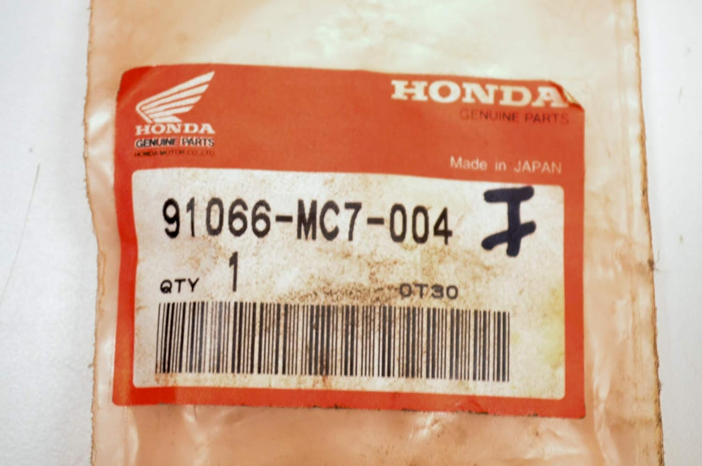 Honda 91066-MC7-004 Bearing