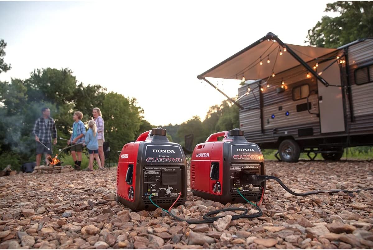 Honda EU2200ITAN 2200-Watt 120-Volt Super Quiet Portable Inverter Generator with CO-Minder