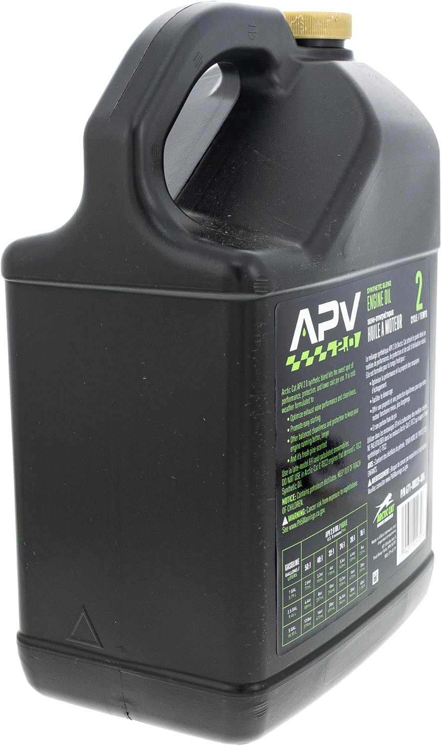 Arctic Cat 671-00039-004 APV 2.0 Synthetic Blend 2-Stroke Injection Oil 1 Gal