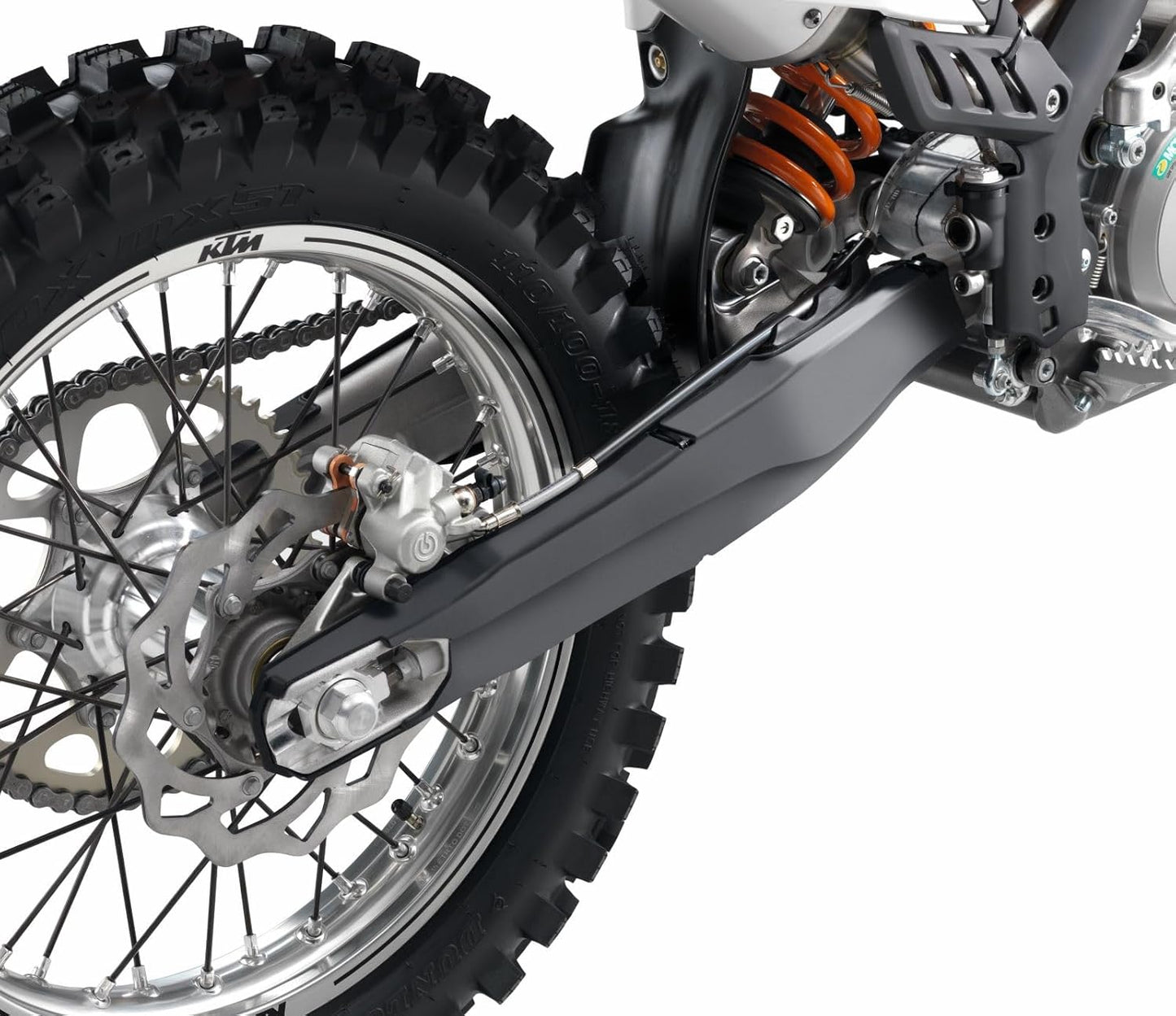 Genuine KTM Swing Arm Protection Kit, Black, 7720499410030