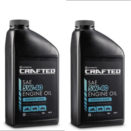 2 QUART PACK ATV & UTV 5W40 CF-MOTO SYNTHETIC BLEND CF-852021-00809 UFORCE U10 ZFORCE IBEX PAPIO