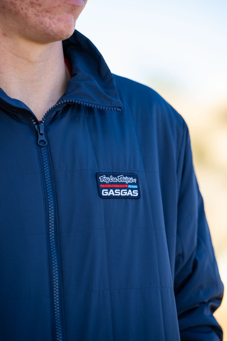 GASGAS Troy Lee Designs Team Puff Chaqueta, Azul Marino