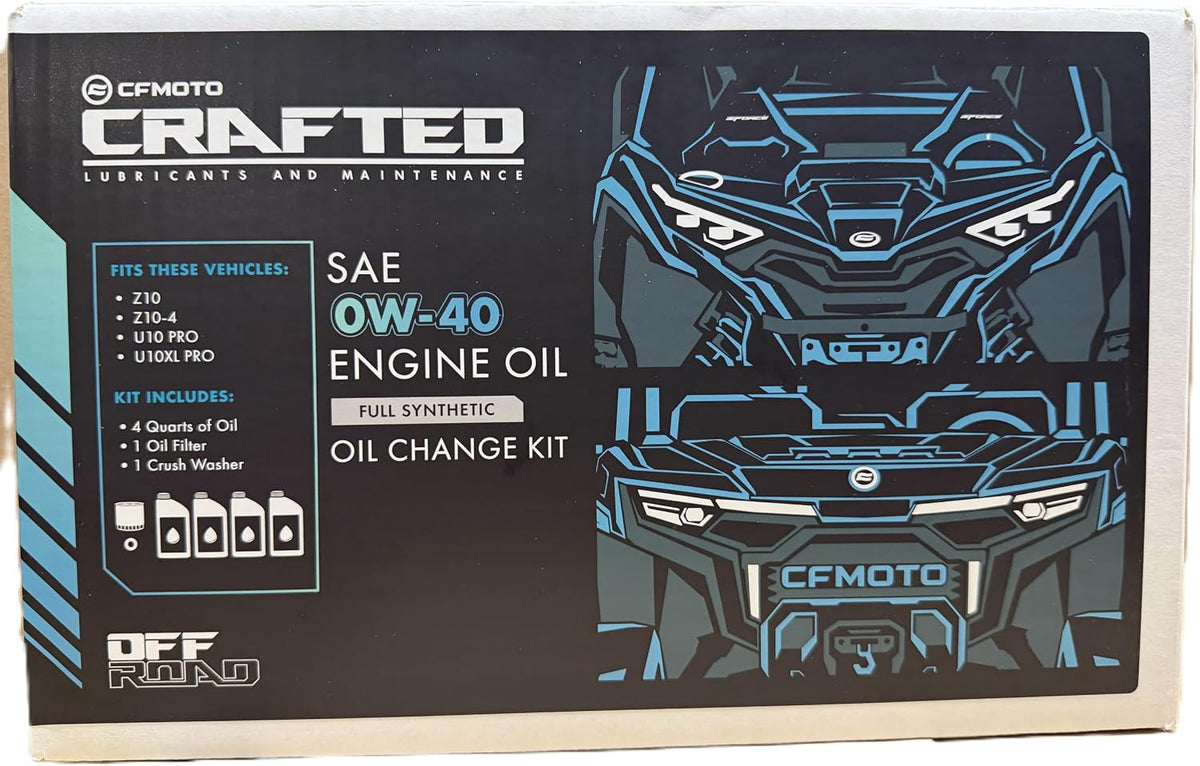 FULLY SYNTHETIC OIL CHANGE KIT FOR A CF-MOTO 4QT. U10 PRO Z10 U10XL PRO CF-852021-00822