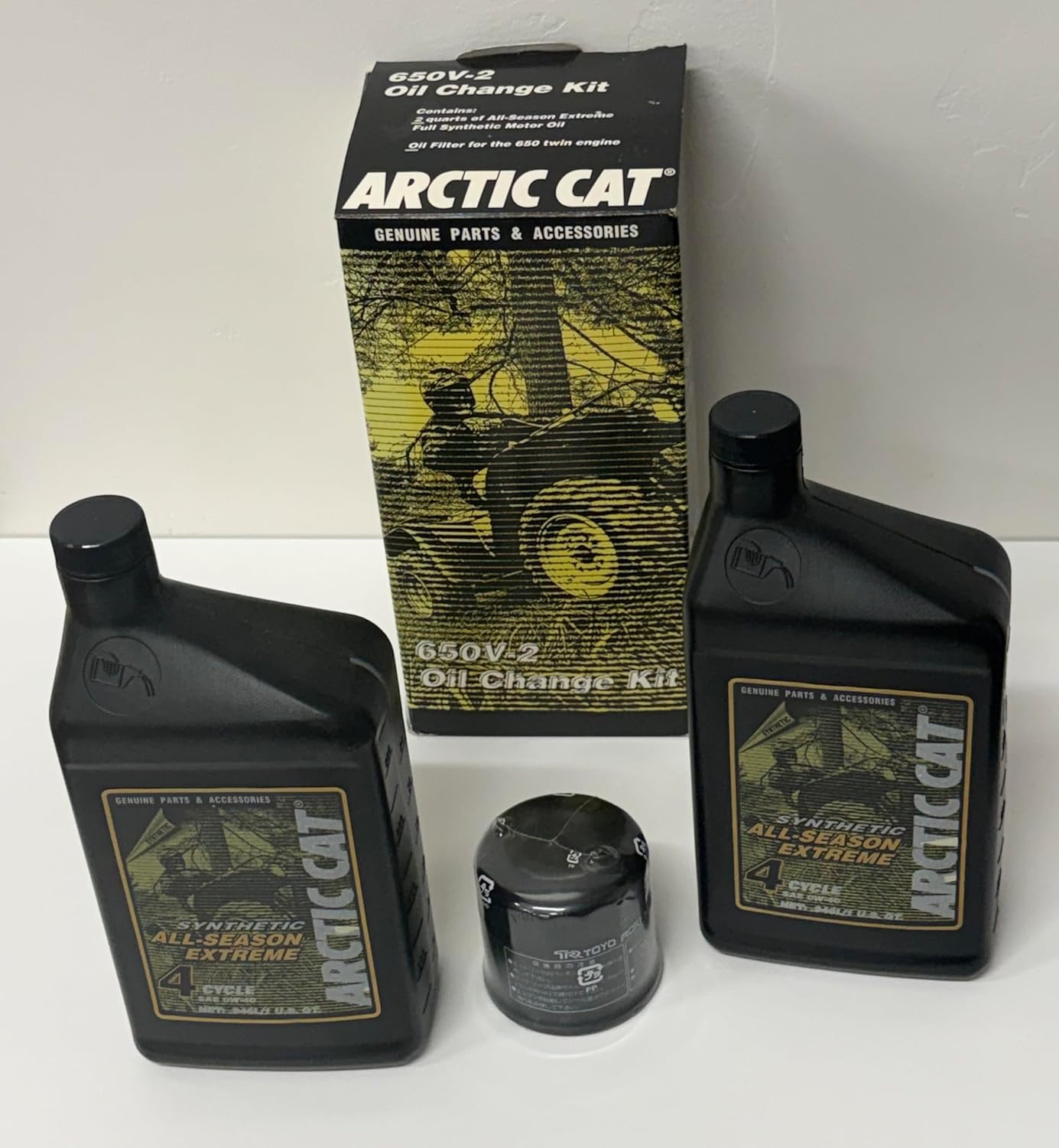 2004-2006 Arctic Cat 650 V-2 ATV Oil Change Kit 2 Quart Replacement 0436-550