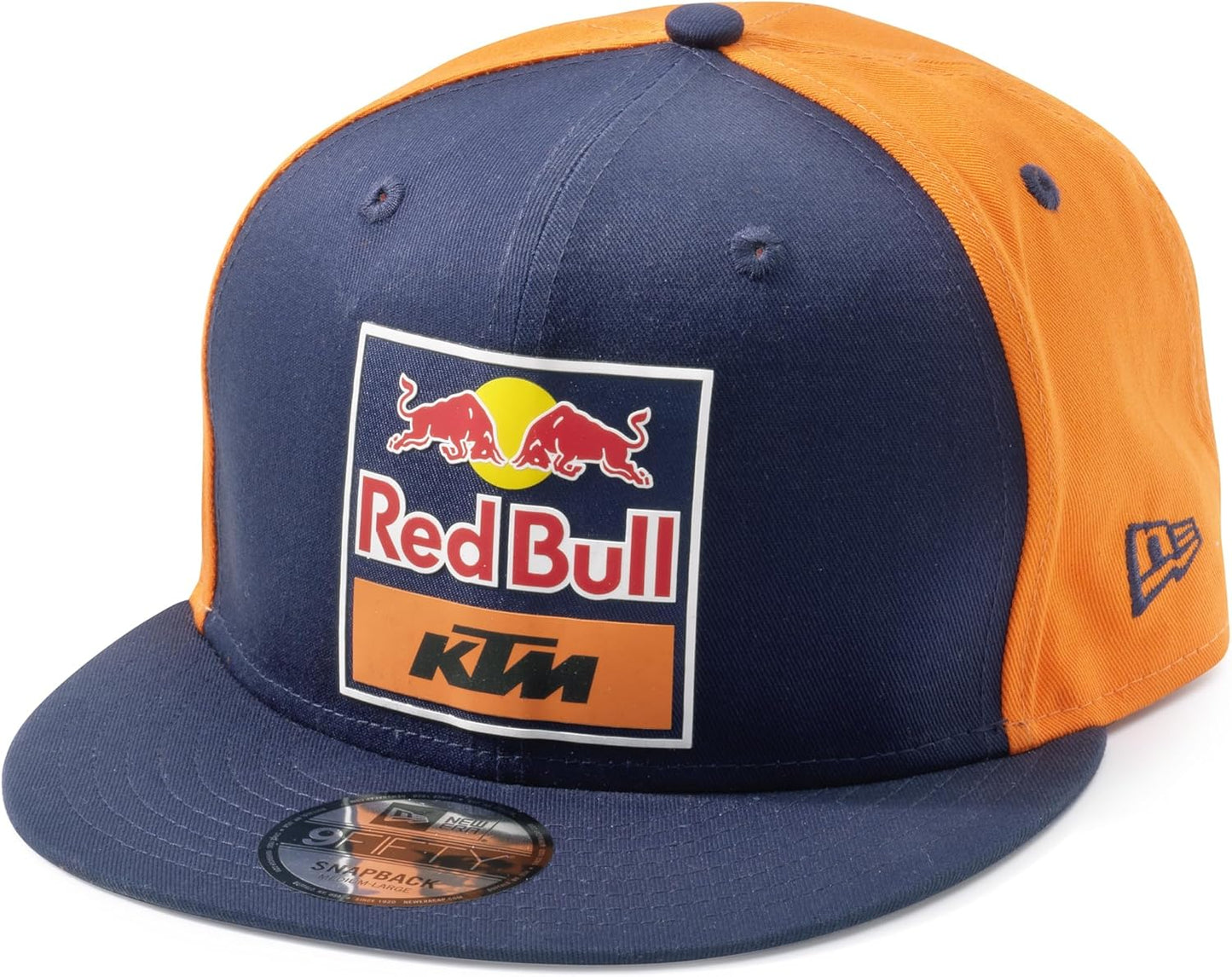 KTM Red Bull Replica Team Flat Cap, Blue/Orange, One Size