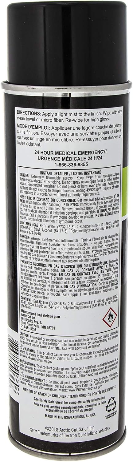 Arctic Cat 5639-849 - Instant Detailer (16 oz) (Pack of 1)