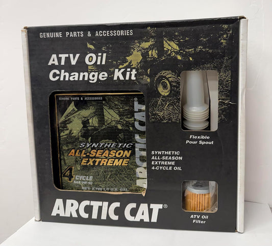 Synthetic Replacement ATV Oil Change Kit For Arctic Cat '98-'05 250 & 300 ATV's 0436-452 1 US Gallon, Filter, Funnel