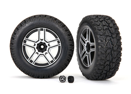 TRX-4 Mercedes-Benz G 500 2.6" Wheels & Tires (2)
