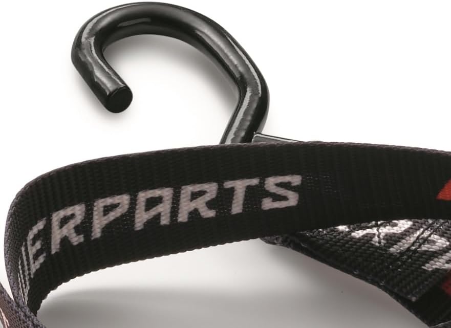 Premium KTM Soft Tie Down Set with Hooks (2 Pack), U6910046, Features Coated Steel Hooks and Soft Tie Loops