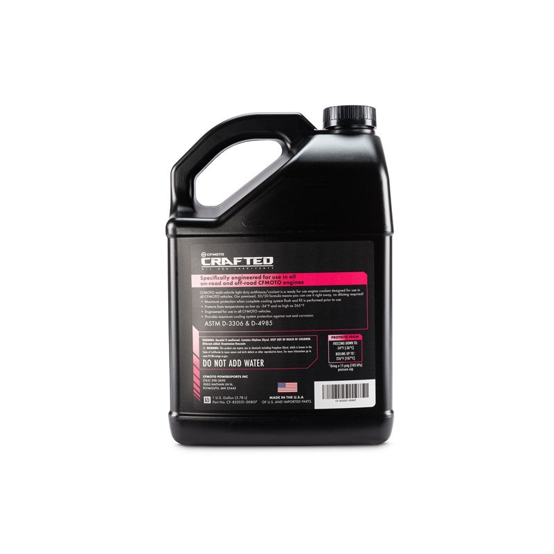 CFMoto Premixed Antifreeze Coolant, 1 Gallon